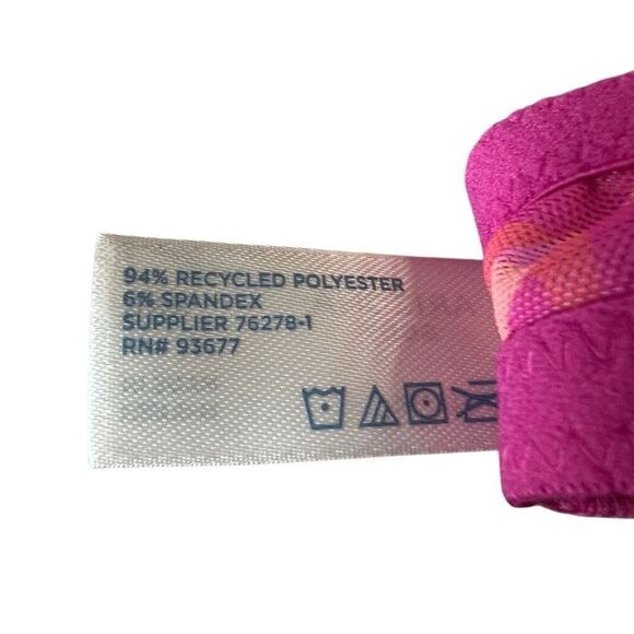 NWT ARIZONA BODY Bralette XXL Pink Graffiti Heart Print Mesh Bra Wireless Light - Picture 9 of 10